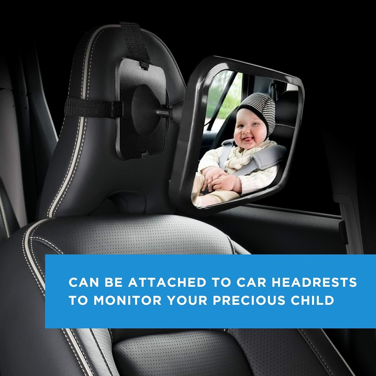 Zogeez XL Baby Car Mirror for Rear Facing Infant NEW!!